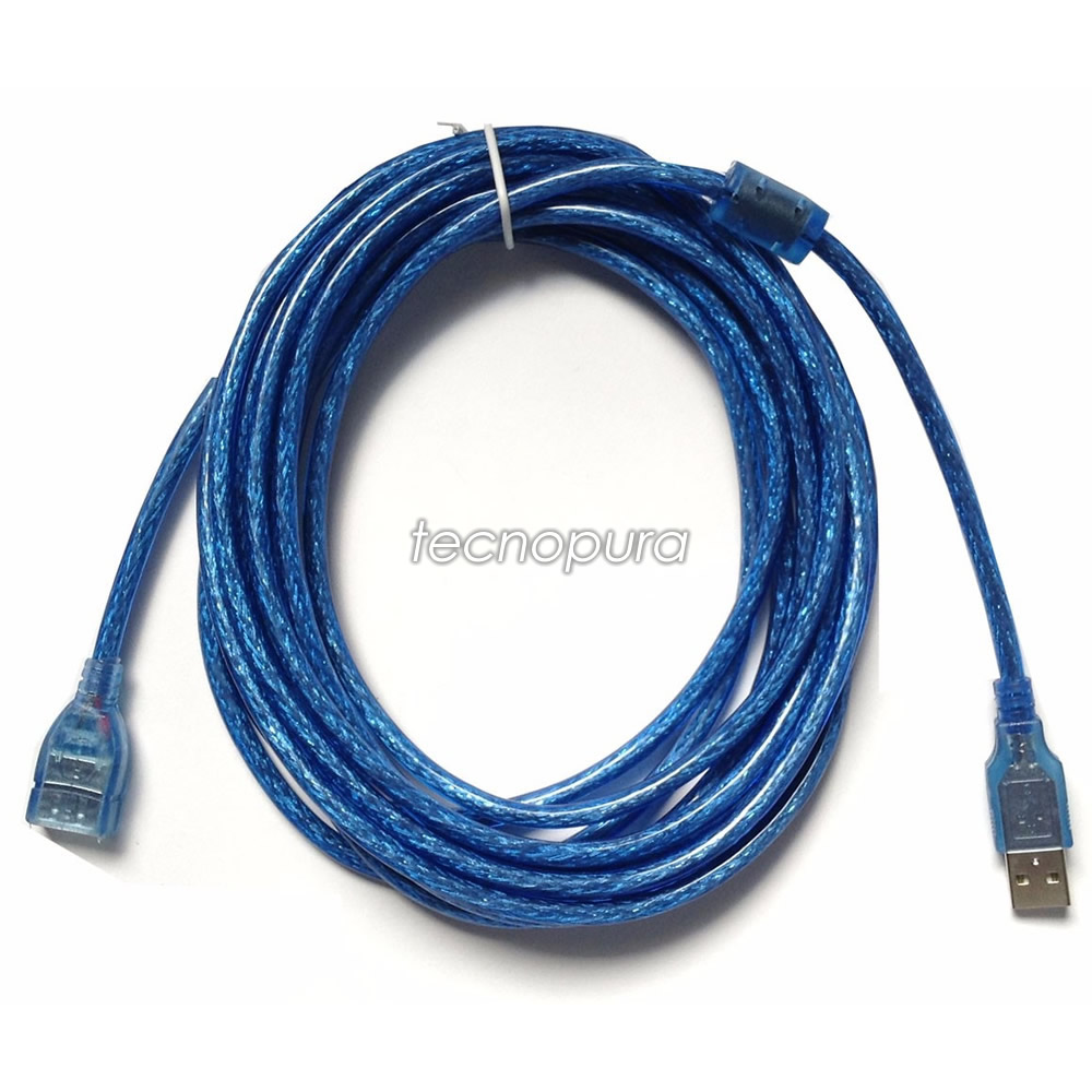 Bematik - Cable Alargador Usb 2.0 De 5 M Tipo A Macho A Hembra