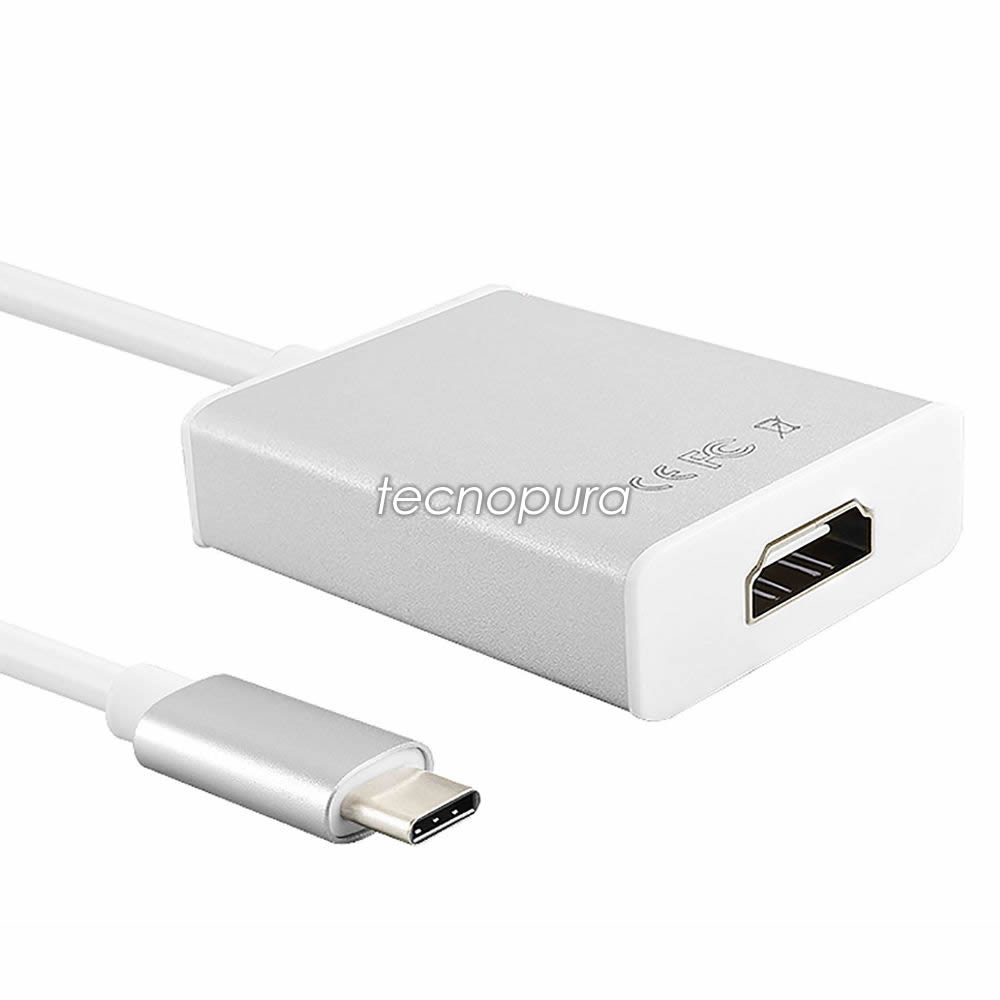 Convertidor USB 3.1 Tipo C a HDMI Adaptador Mac Video