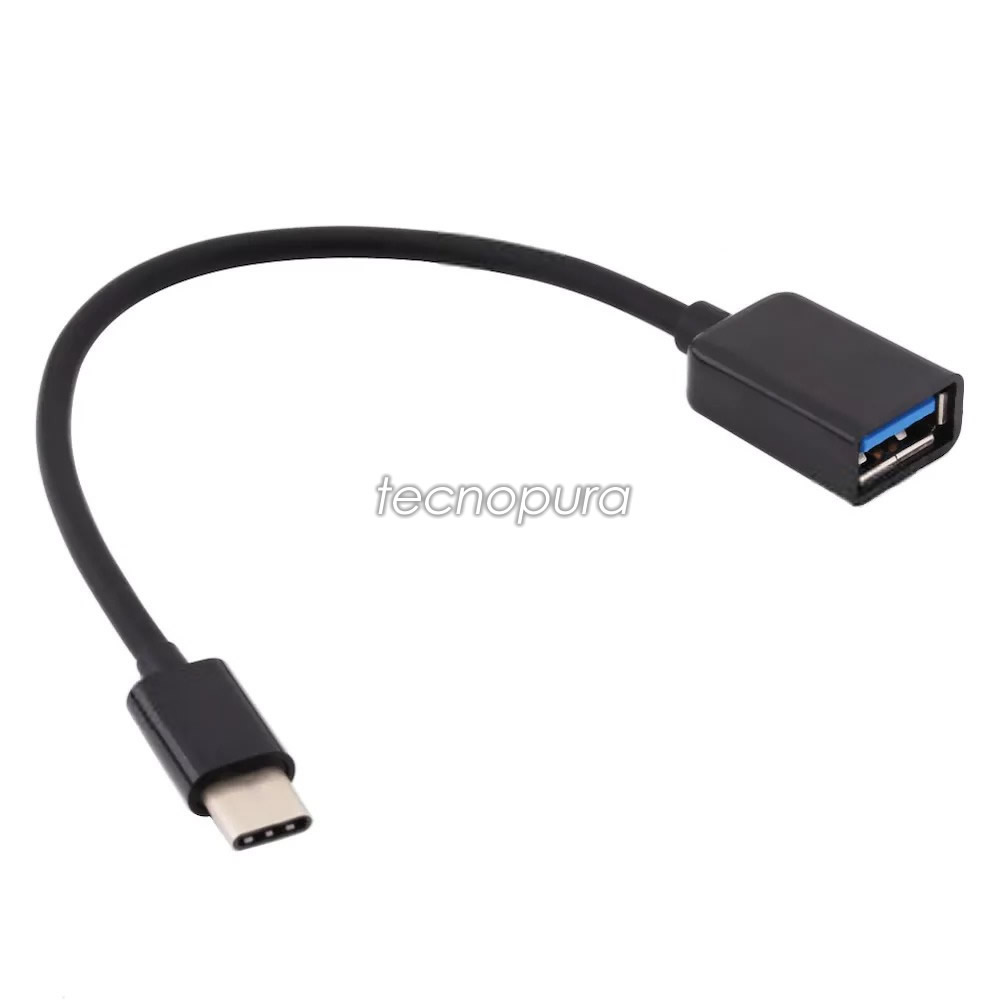 Cable Adaptador OTG V3 USB Hembra a Mini USB