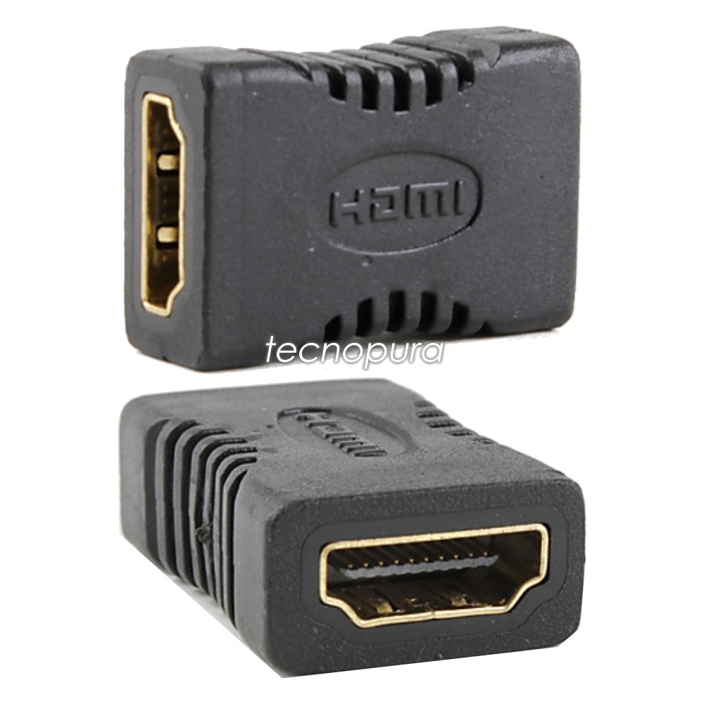 Adaptador HDMI Macho a Hembra codo plano (270°) - Modelo a