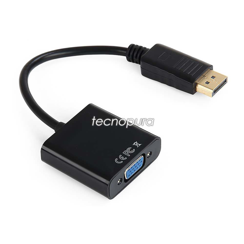 Equip Adaptador DisplayPort Macho a 1x HDMI, 1x VGA, 1x DVI - Cable de 24cm  > Informática > Cables > Adaptadores