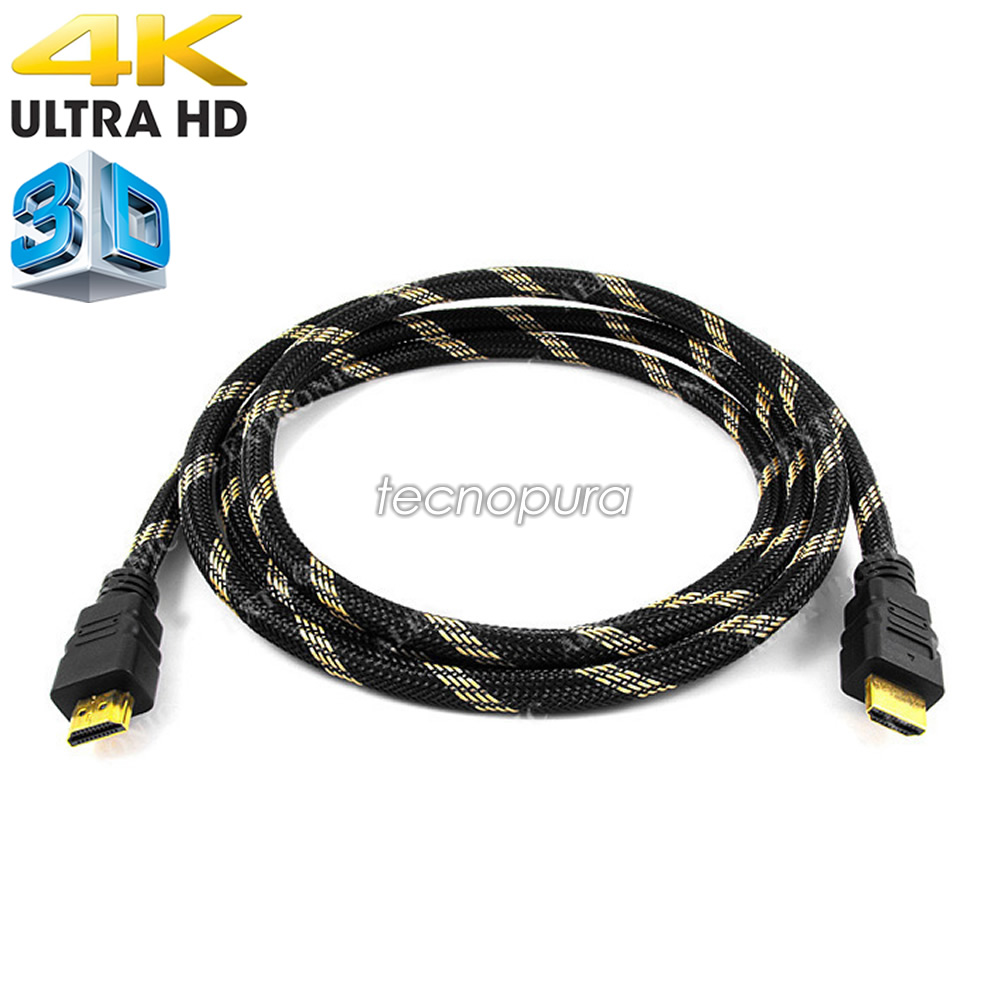 Cable HDMI 20 metros soporta 3D 4096x2160 2K 4K 2160p - Tecnopura